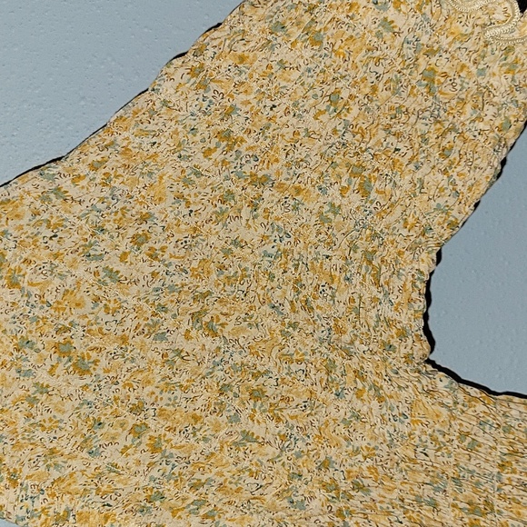 Natural Life yellow/green flower design jumpsuit - Picture 5 of 6